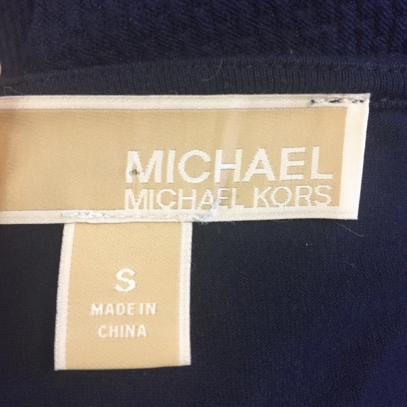 Michael Kors Navy Top Small - Picture 7 of 8